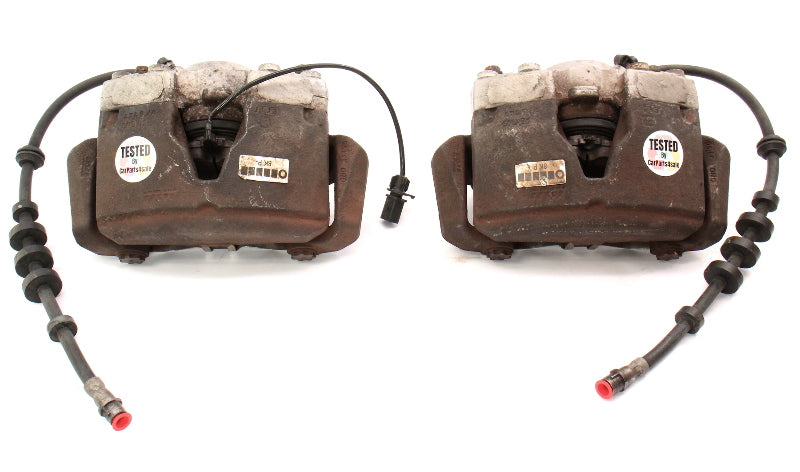 Front Big Brake Caliper Set 320mm x 30mm 09-12 Audi A4 A5 S4 S5 B8 - Genuine