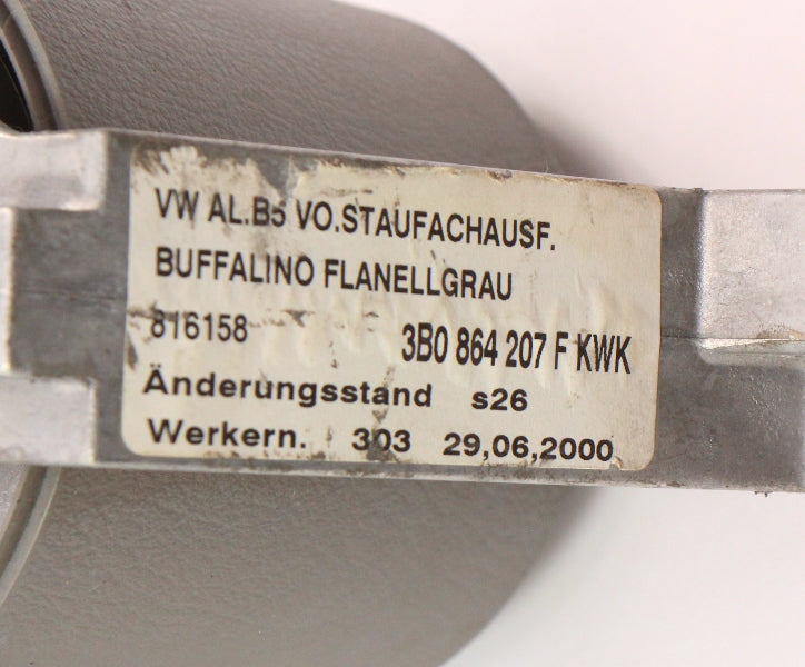 Center Console Arm Rest 98-01 VW Passat B5 Grey - Genuine - 3B0 864 207 F