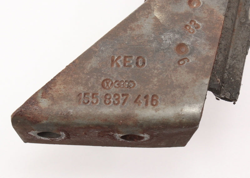 RH Front Window Regulator Track 80-93 VW Rabbit Cabriolet MK1 - 155 837 416