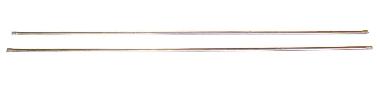 2x Chrome Exterior Lower Rocker Body Trim Moldings 75-84 VW Rabbit Mk1 : Genuine