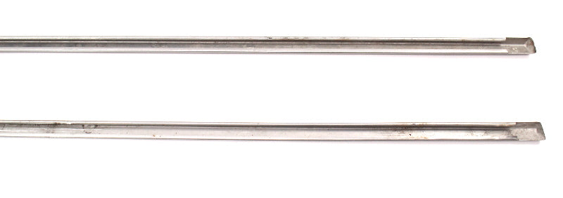 2x Chrome Exterior Lower Rocker Body Trim Moldings 75-84 VW Rabbit Mk1 : Genuine