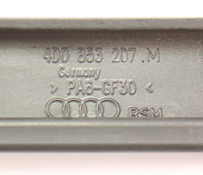 LH Lower Headlight Head Light Trim 00-03 Audi A8 S8 LY9B Black - 4D0 853 207 M