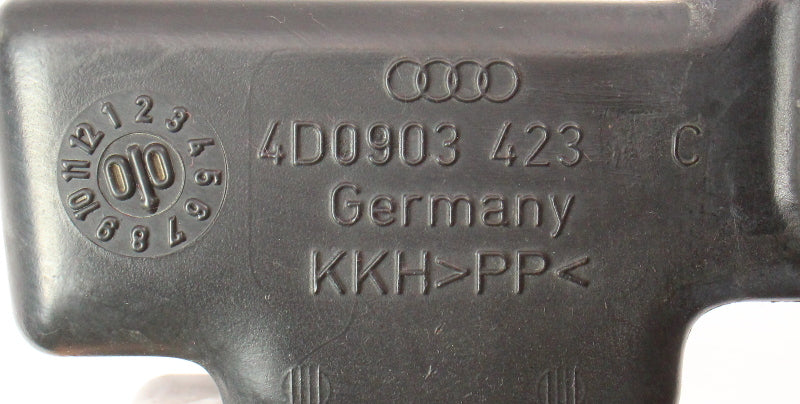 Alternator Cooling Vent Duct 97-03 Audi A8 S8 D2 - Genuine - 4D0 903 423 C
