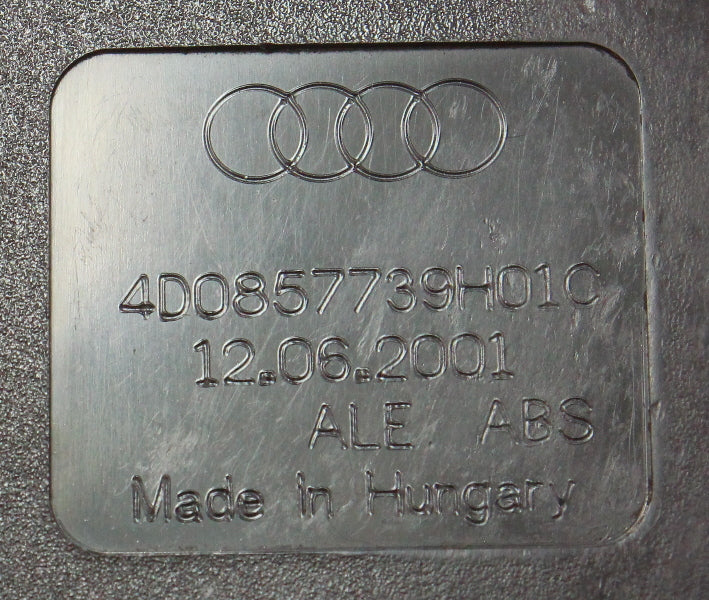 LH Rear Seat Belt Seatbelt Buckle Receiver 97-03 Audi A8 S8 D2 - 4D0 857 739 H