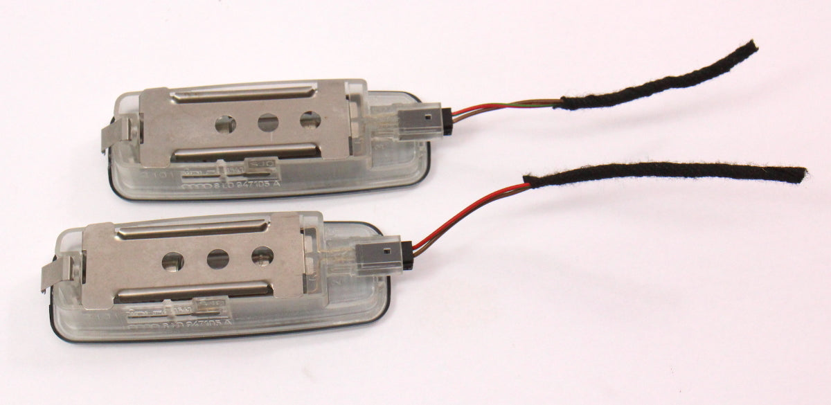 Smoked Sun Visor Ceiling Light Set Audi A4 S4 TT A8 S8 B5 B6 D2 - 4D0 947 105 A