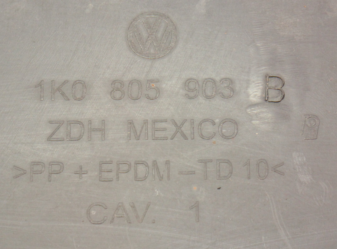 Front Bumper Lip Valence 05-10 VW Jetta GTI MK5 Lower Spoiler ~ 1K0 805 903 B ~