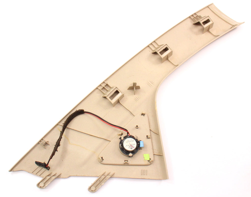 LH Interior A Pillar Trim Panel Cover 98-05 VW Beetle Beige - 1C0 867 233 E