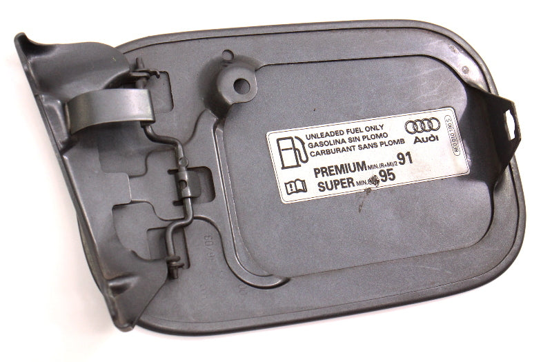 Fuel Door Gas Flap 02-05 Audi A4 S4 B6 LX7Z Dolphin Gray Genuine ~ 8E0 809 905 B