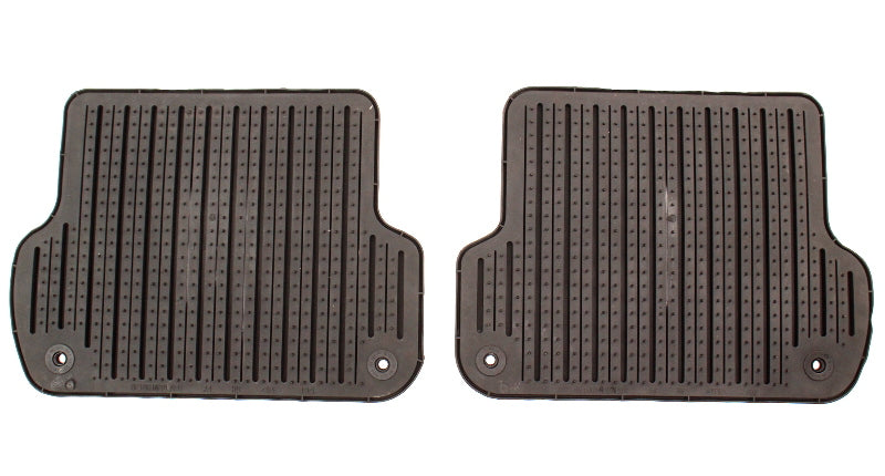 Rear Rubber All Weather Monster Floor Mats 02-08 Audi A4 S4 B6 B7 - 8E1 061 550