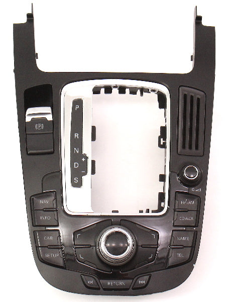 MMI Controls Console Shifter Trim 09-12 Audi A4 B8 A5 S5 Genuine - 8T0 919 609 A