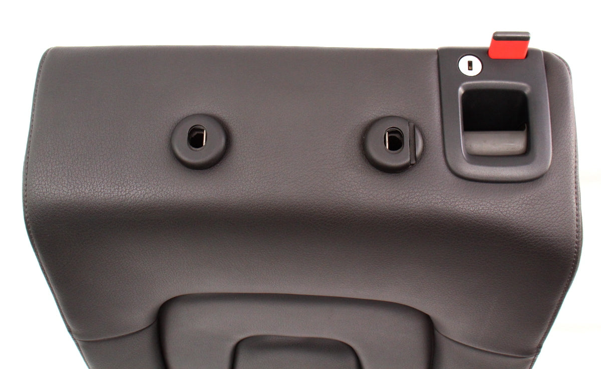 LH Rear Seat Back Rest & Latch 09-16 Audi A4 B8 Sedan - Leather - Genuine