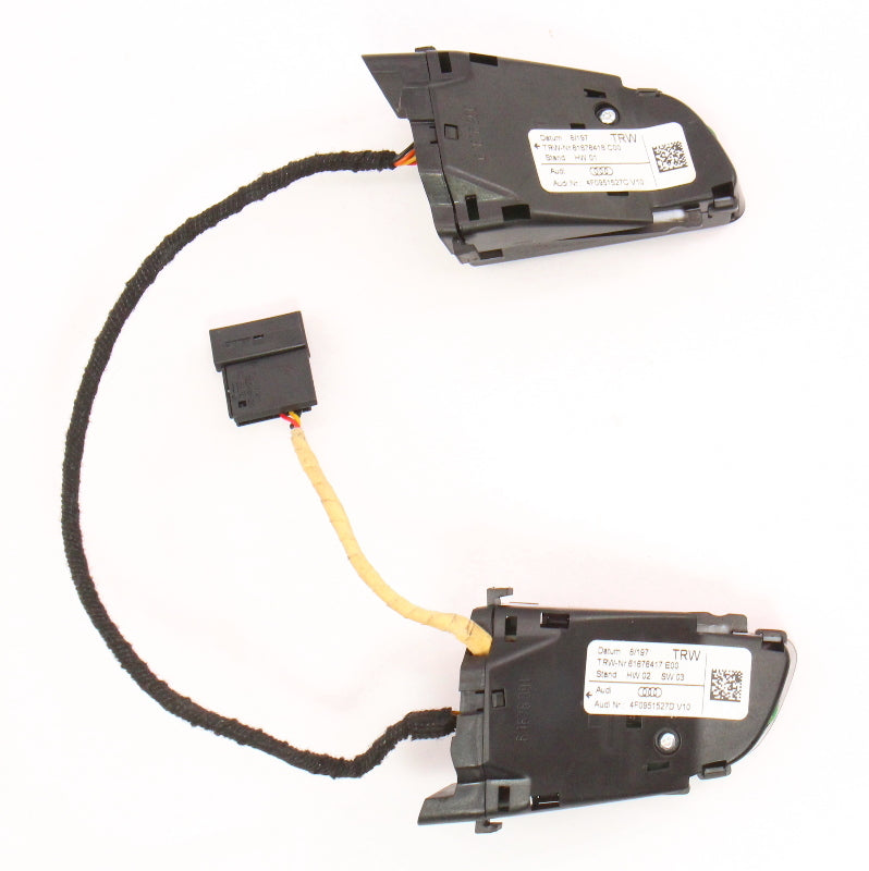 Steering Wheel Buttons Controls 09-12 Audi A4 B8 - Genuine - 4F0 951 527 C/D