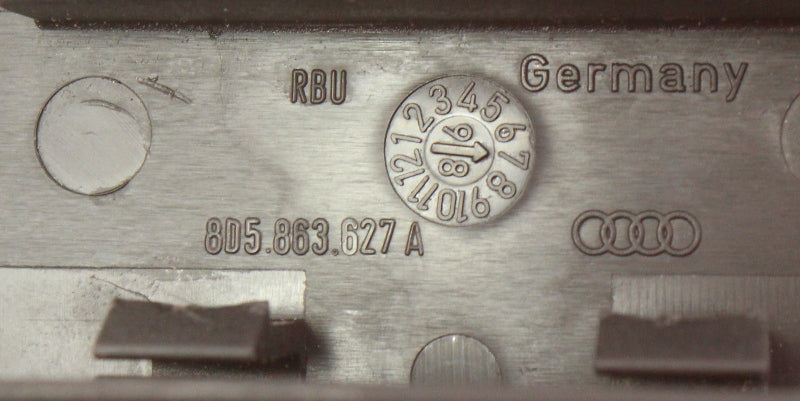 Trunk Carpet Pull Grab Handle 99-10 VW Jetta MK4 MK5 Passat B6 - 8D5 863 627 A