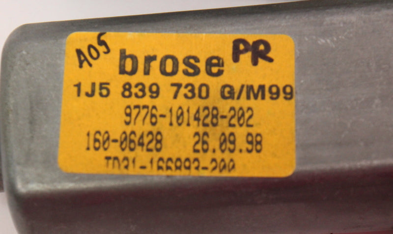 RH Rear Power Window Motor 99-01 VW Jetta Golf MK4 - Genuine - 1J5 839 730 G