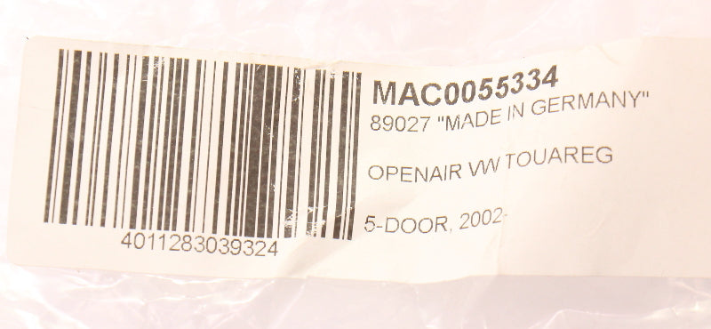 NOS WeatherTech Sunroof Wind Deflector 03-10 Porsche Cayenne VW Touareg - 89027