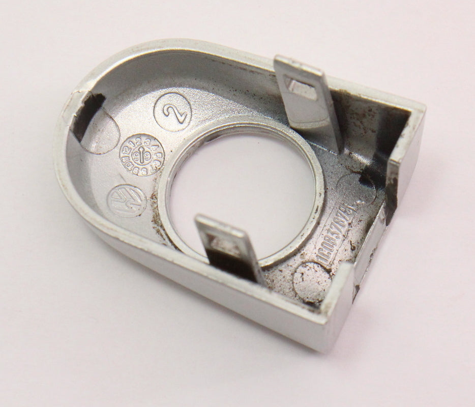 Door Handle Key Hold Thumb Cap 98-10 VW Beetle - LG9R Silver - 1C0 837 879