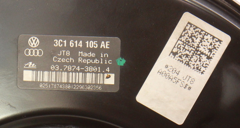 ATE Power Brake Booster 06-10 VW Passat B6 2.0T ~ Genuine ~ 3C1 614 105 AE
