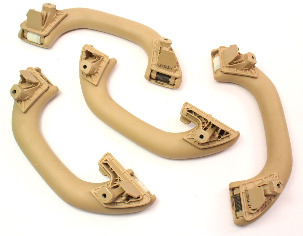 Upper Ceiling Grab Handle Set 06-10 VW Passat B6 - Beige - 1K0 857 607 J / H
