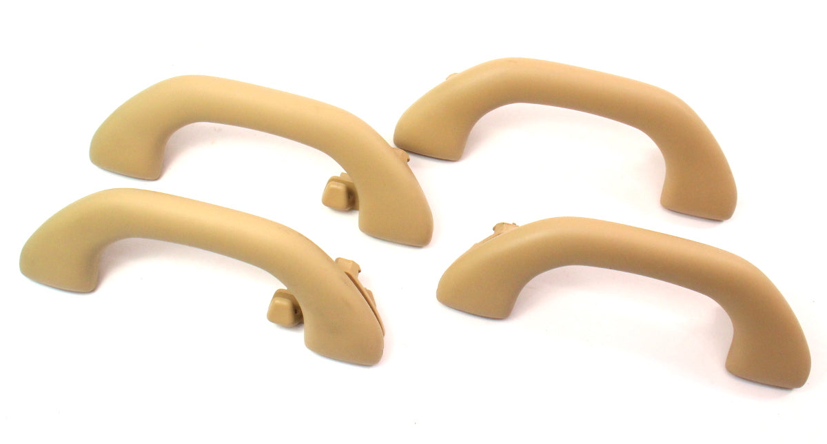 Upper Ceiling Grab Handle Set 06-10 VW Passat B6 - Beige - 1K0 857 607 J / H