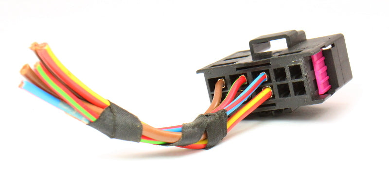 RH Heated Seat Wiring Plugs Pigtails 06-10 VW Passat B6 - Genuine - 7L0 972 752