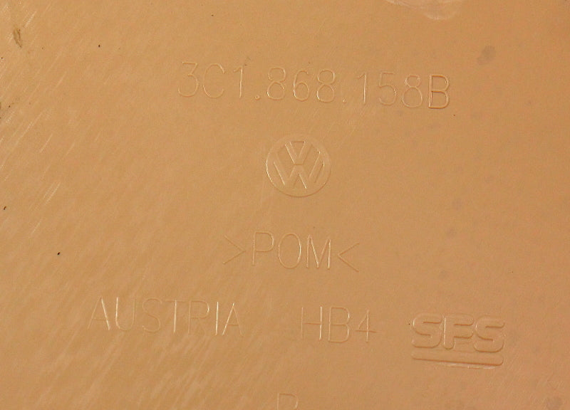 RH Front Speaker Grill Cover 06-10 VW Passat B6 - Beige - 3C1 868 158 B