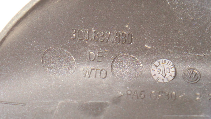 RH Exterior Door Handle Cap Trim 06-10 VW Passat B6 LD5Q Blue - 3C0 837 880