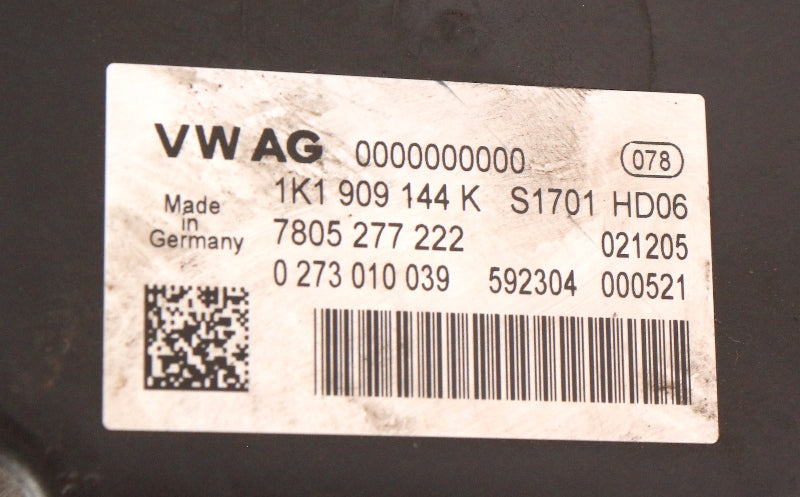 Power Steering Motor Gear VW Jetta Rabbit MK5 Audi A3 Passat B6 - 1K1 909 144 K