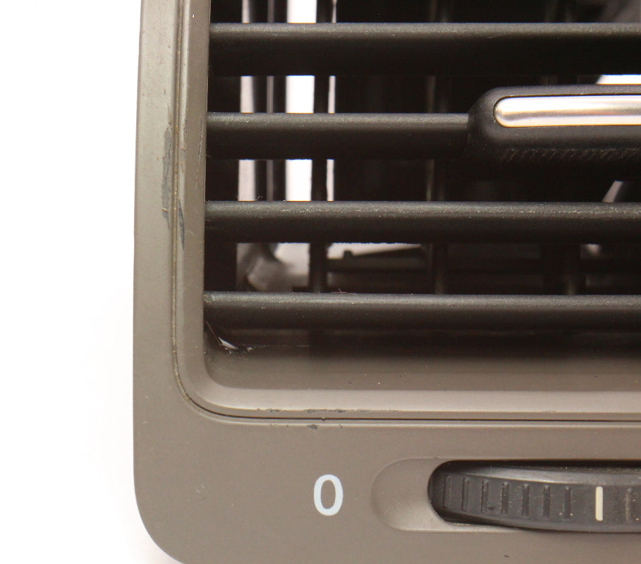 RH Dash Air Vent 05-10 VW Jetta Rabbit Golf MK5 - Brown - Genuine - 1K0 819 710