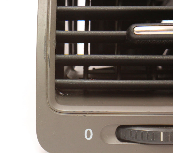 RH Dash Air Vent 05-10 VW Jetta Rabbit Golf MK5 - Brown - Genuine - 1K0 819 710