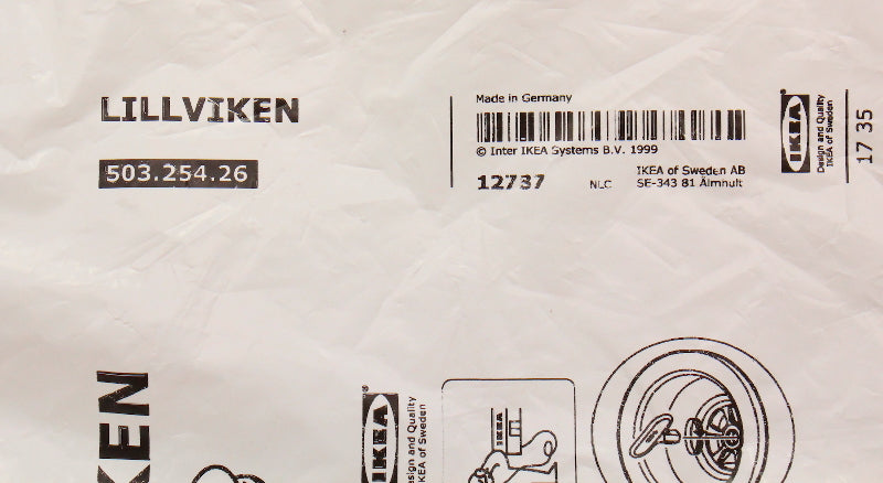 NEW Ikea LILLVIKEN Sink Strainer w/ Stopper - 503.254.26