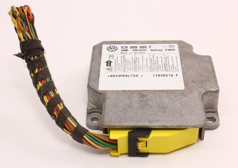 Airbag Air Bag Module Computer & Plug 2003-2005 VW Jetta MK4 - 1C0 909 605 F