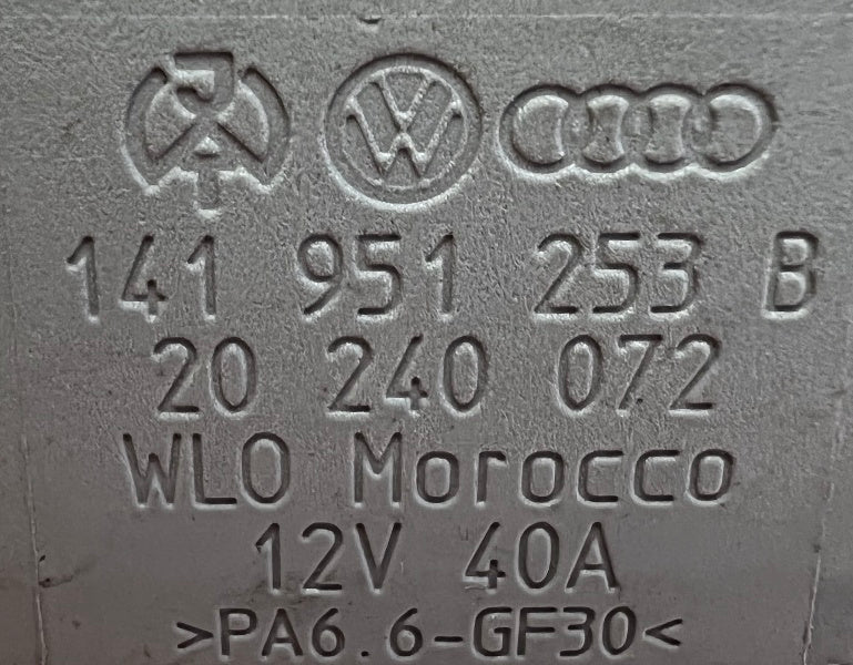 3x Relay 53 Multi Purpose Horn AC VW Jetta Golf Rabbit Passat - 141 951 253 B