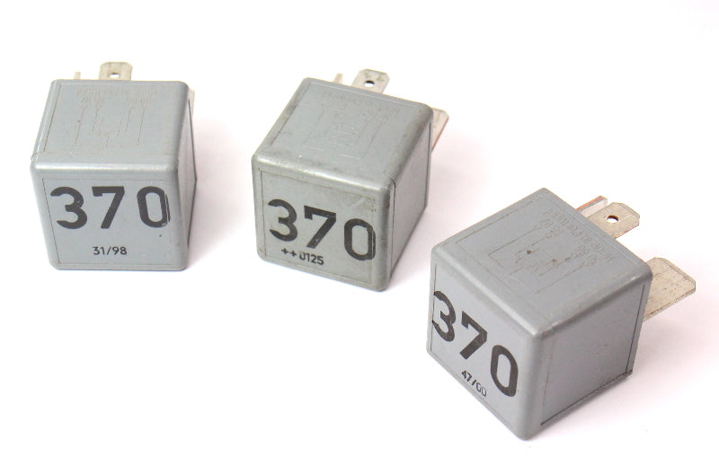 3x Fan Relay # 370 VW Passat Jetta Golf GTI Cabrio Audi A4 A6 ~ 8D0 951 253