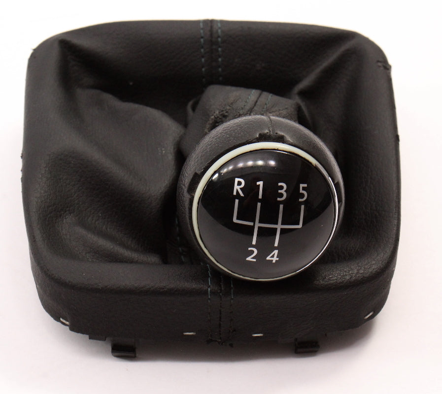 5 Speed Shifter Shift Knob & Boot 05-10 VW Jetta Rabbit MK5 - Genuine