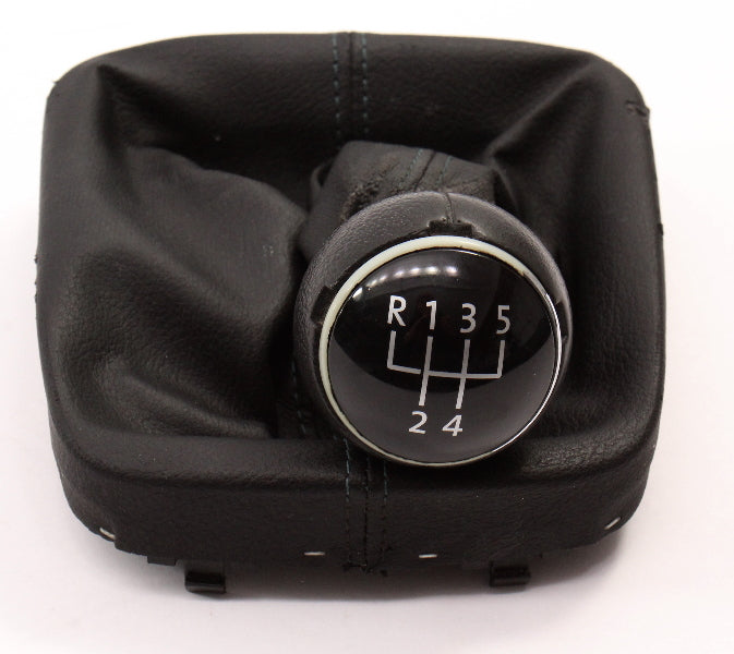 5 Speed Shifter Shift Knob & Boot 05-10 VW Jetta Rabbit MK5 - Genuine