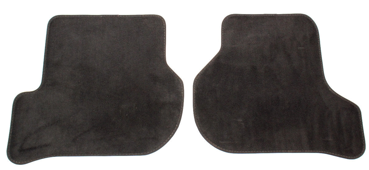 Rear Floor Mats 05-10 VW Jetta Rabbit GTI 09-14 Sportwagen MK5 - Anthracite