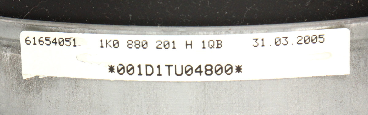 Airbag Set Dash Steering Wheel Module 05-06 VW Jetta MK5 - 1K0 880 201 H