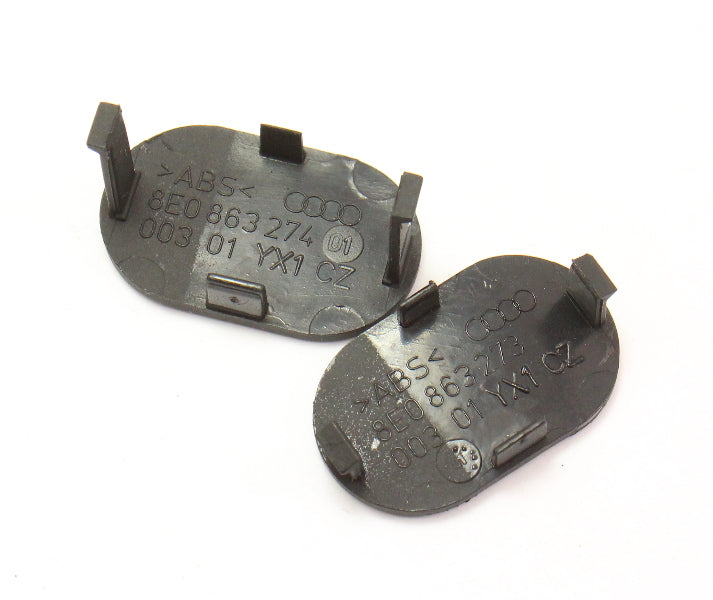 Center Console Screw Cap Covers 02-05 Audi A4 S4 B6 Genuine - 8E0 863 274 / 273