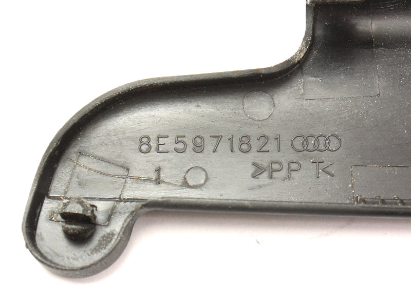 LH Trunk Hinge Wiring Cover 02-05 Audi A4 S4 B6 - Genuine - 8E5 971 821