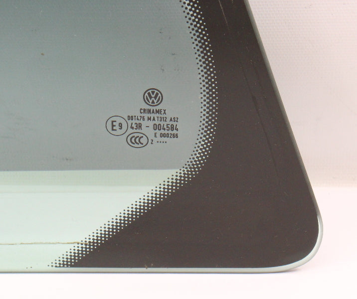 LH Rear Door Quarter Window Side Exterior Glass 09-14 VW Jetta Sportwagen