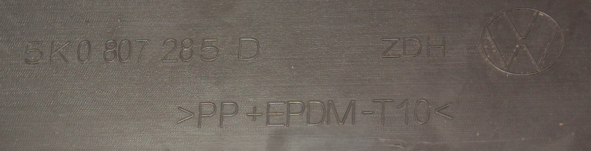 Plate Holder Mount Bracket 10-14 VW Jetta Sportwagen Golf GTI MK6 5K0 807 285 D