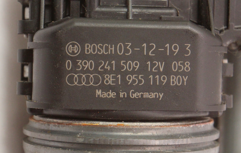 Windshield Wiper Linkage & Motor 03-09 Audi A4 S4 B6 Convertible - 8H1955 603 A