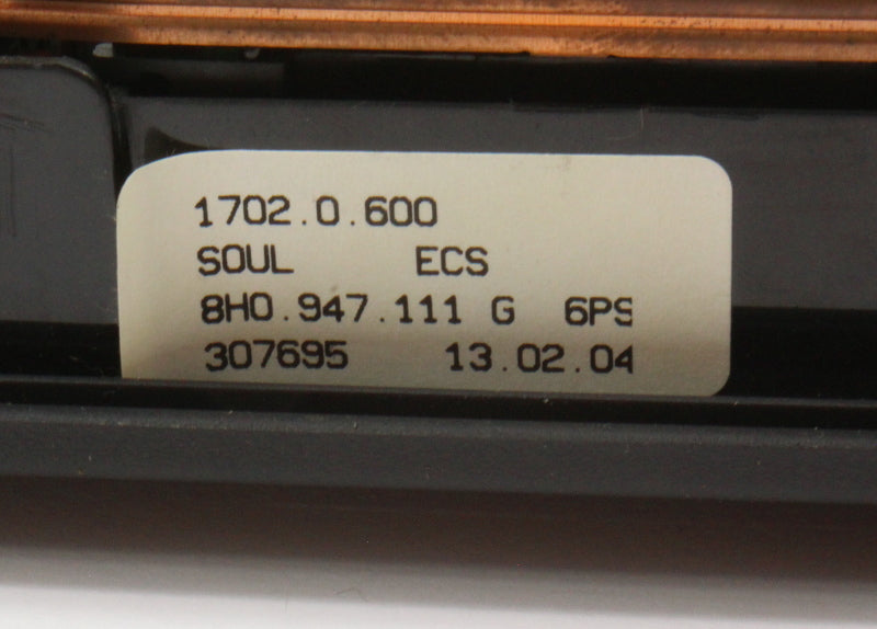 Interior Dome Map Light Lamp 03-06 Audi S4 B6 Convertible Black - 8H0 947 111 G