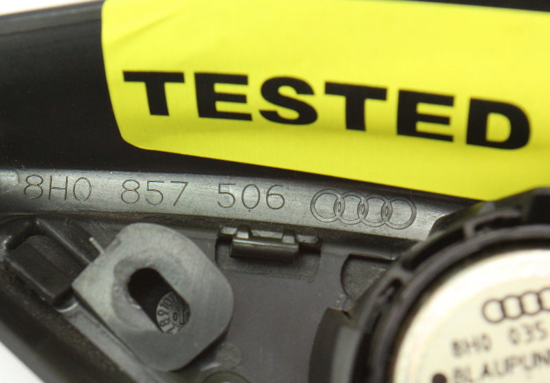 RH Mirror Door Corner Speaker Trim 03-09 Audi A4 S4 B6 Convertible - 8H0 857 506