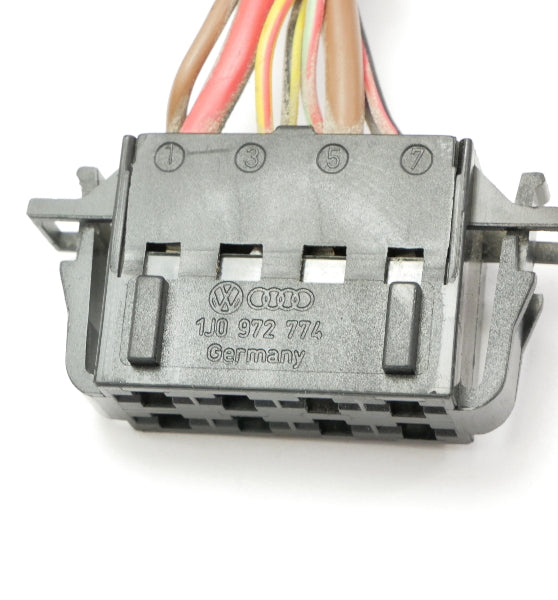 Convertible Top Pump Motor Wiring Plug 03-09 Audi A4 S4 B6 B7 - 1J0 972 774