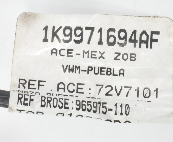 RH Rear Door Wiring Harness 09-14 VW Jetta Sportwagen MK5 MK6 - 1K9 971 694 AF