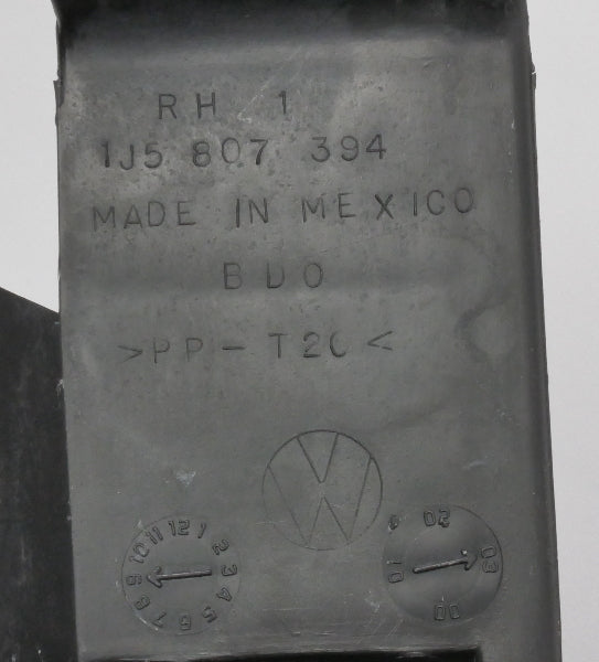 Rear Bumper Mount Bracket Set 99-05 VW Jetta Sedan MK4 1J5 807 393 / 394 / 861 B