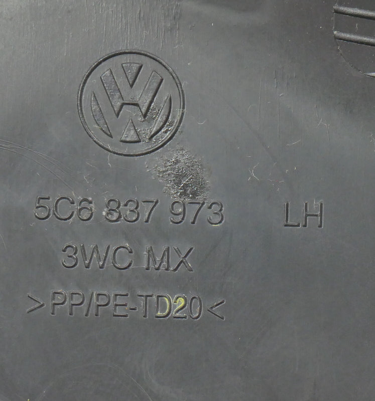 LH Door Panel Corner Mirror Interior Trim 11-18 VW Jetta MK6 Genuine 5C6 837 973