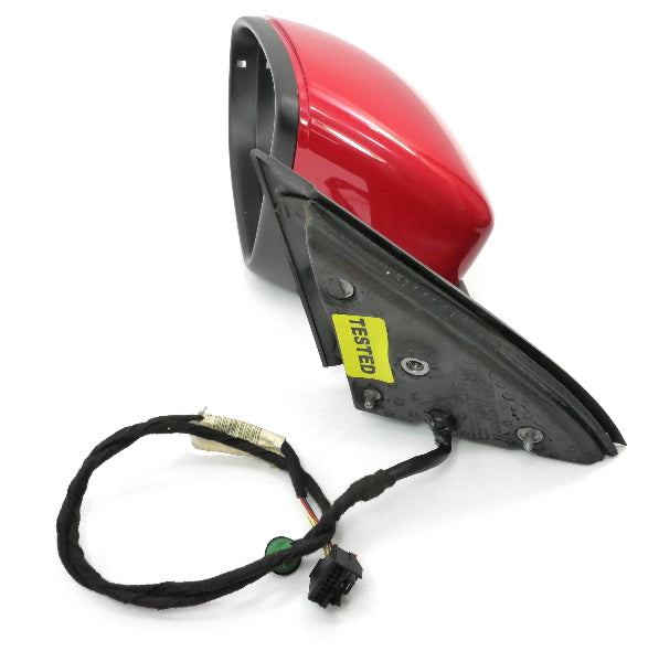 LH Side View Door Exterior Mirror 11-18 VW Jetta MK6 - LY3D Red - 5C7 857 501 AB