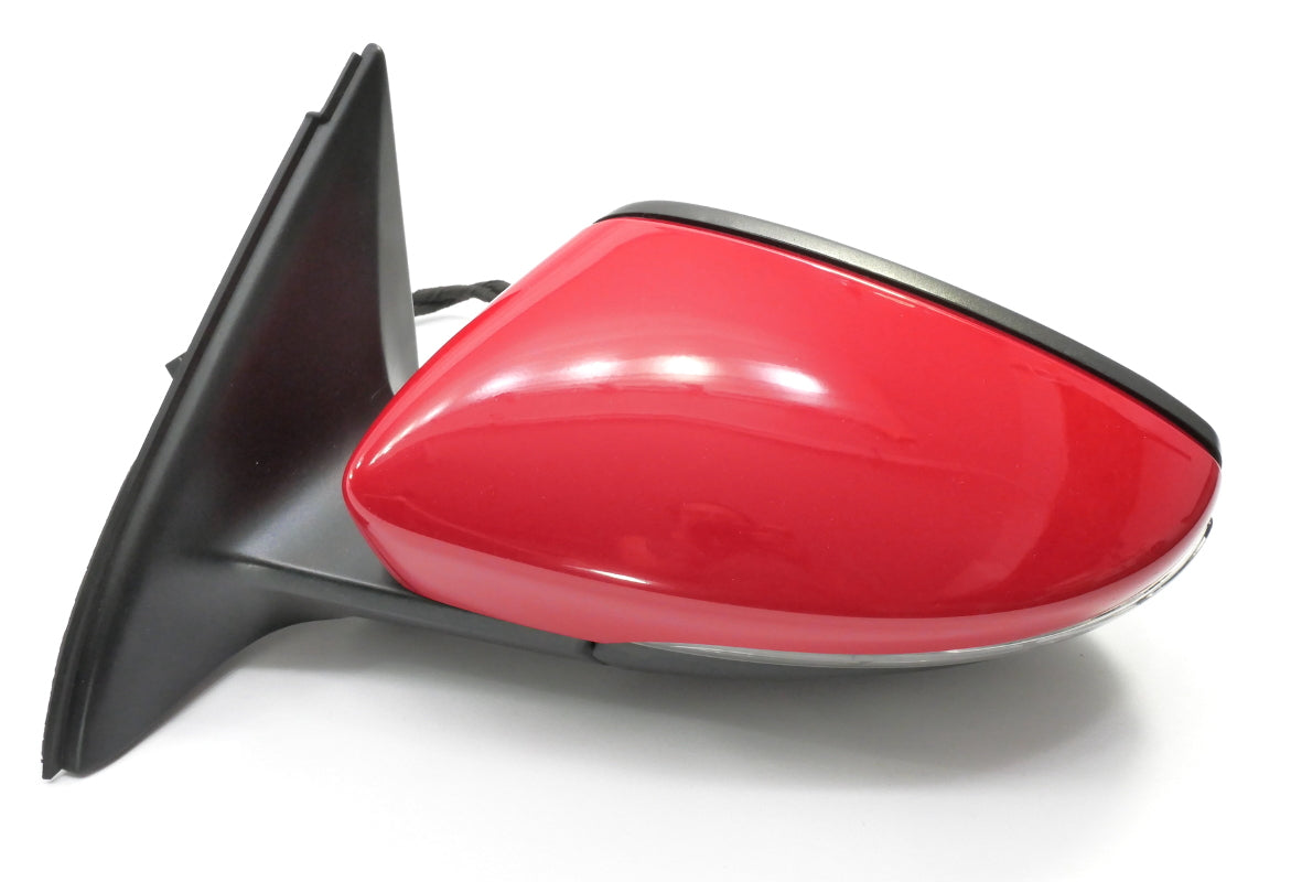 LH Side View Door Exterior Mirror 11-18 VW Jetta MK6 - LY3D Red - 5C7 857 501 AB